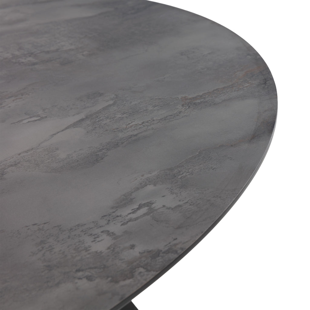 Mesa de Comedor Anora 130 cm - Cemento / Pata Metal