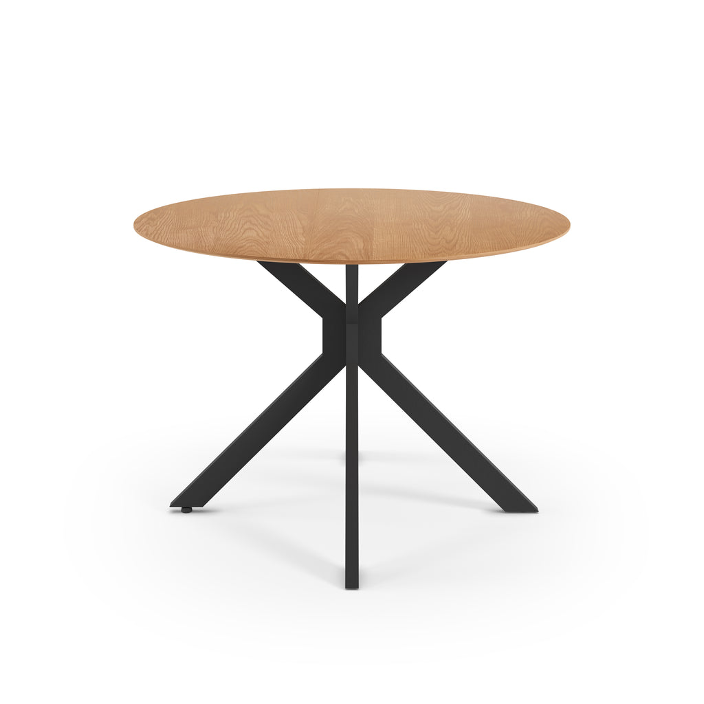 Mesa de Comedor Plegable Avia 110 cm - Roble / Pata Metal