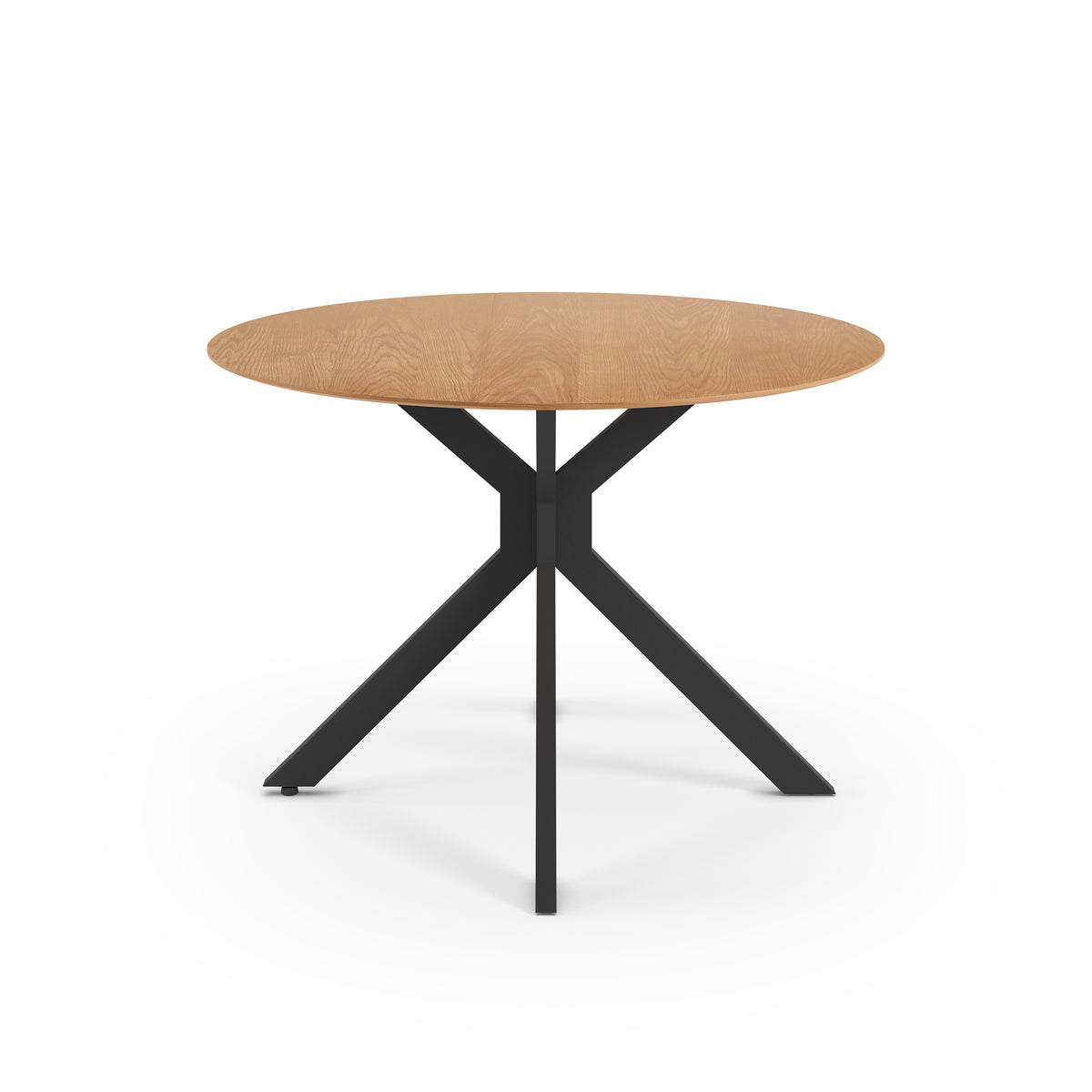 Mesa de Comedor Plegable Avia 110 cm - Roble / Pata Metal