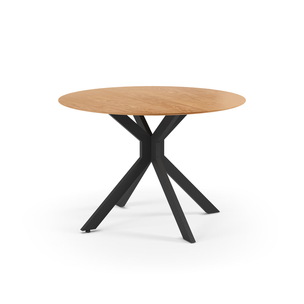 Mesa de Comedor Plegable Avia 110 cm - Roble / Pata Metal