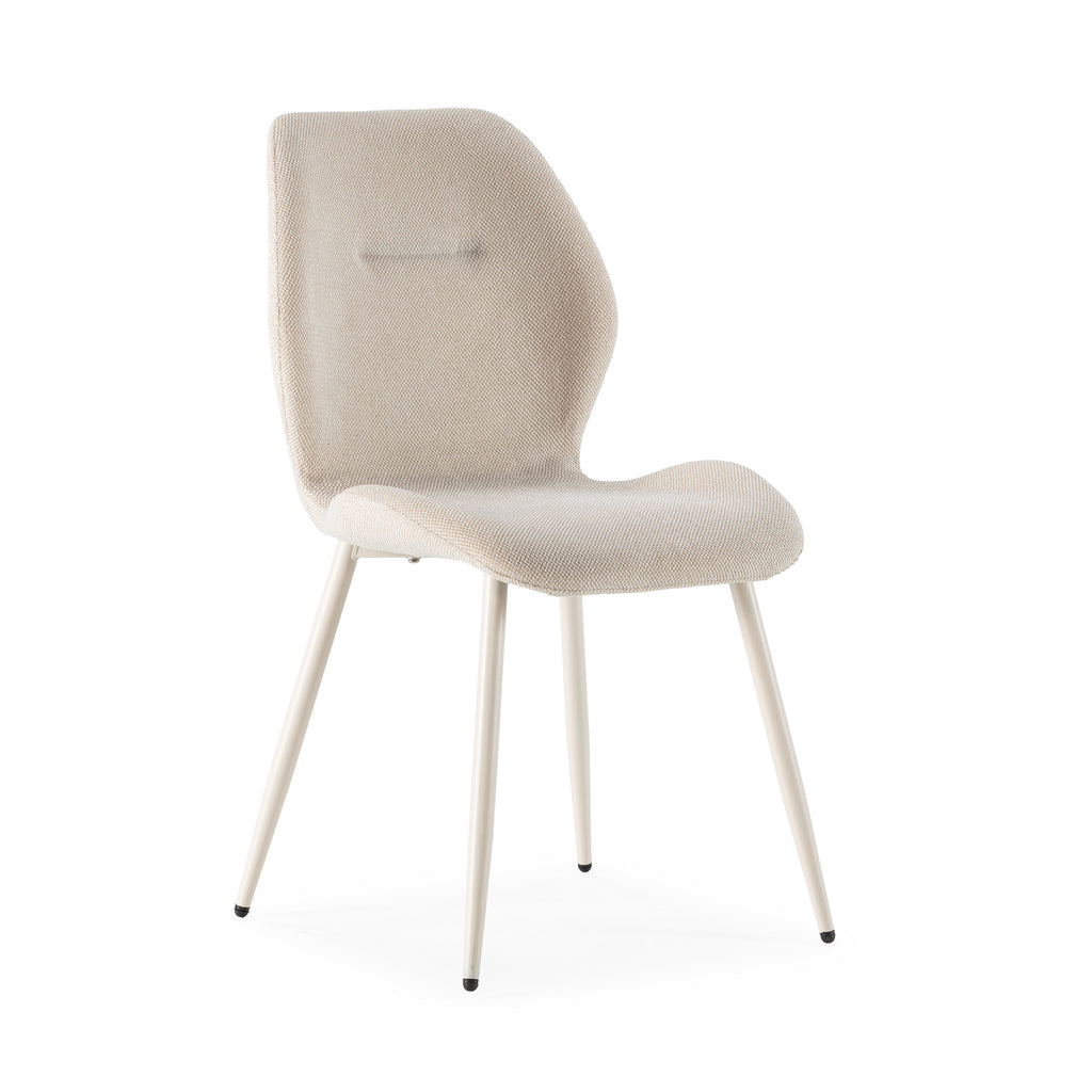 Pack 4 Sillas Ansu - Beige / Pata Crema