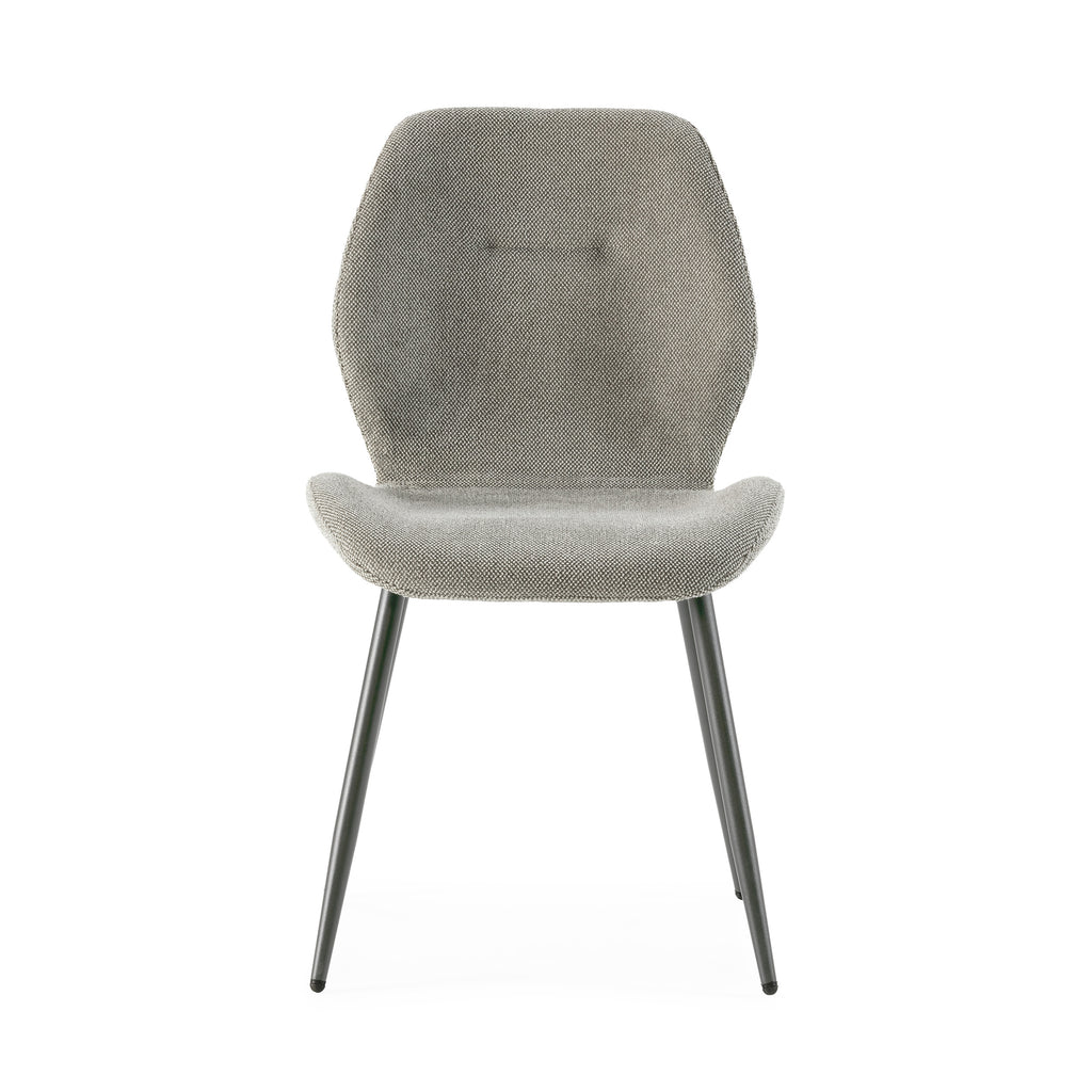 Pack 4 Sillas Ansu - Gris / Pata Gris Oscuro