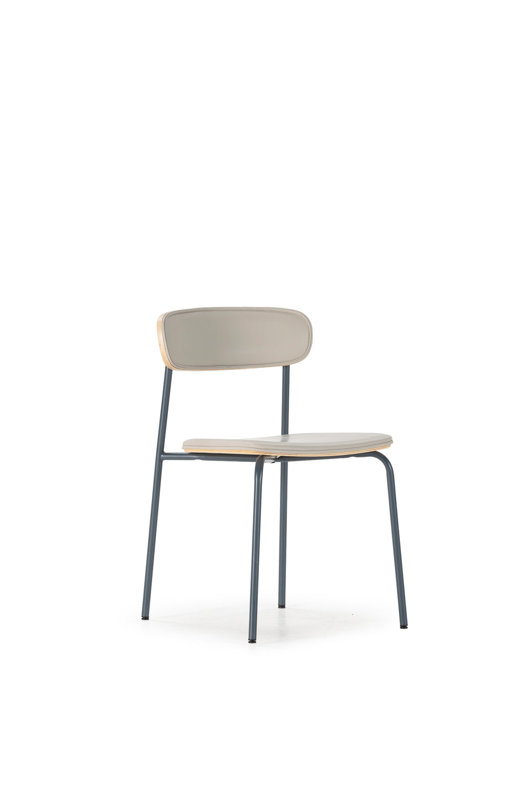 Pack 2 Sillas Saula - Beige / Pata Azul Oscuro