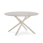 Mesa de Centro Talia 80 cm - Travertino / Pie Crema