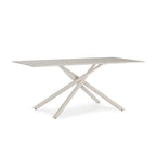 Mesa de Comedor Talia 180 cm - Travertino / Pie Crema