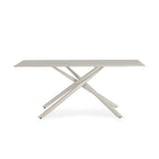 Mesa de Comedor Talia 180 cm - Travertino / Pie Crema