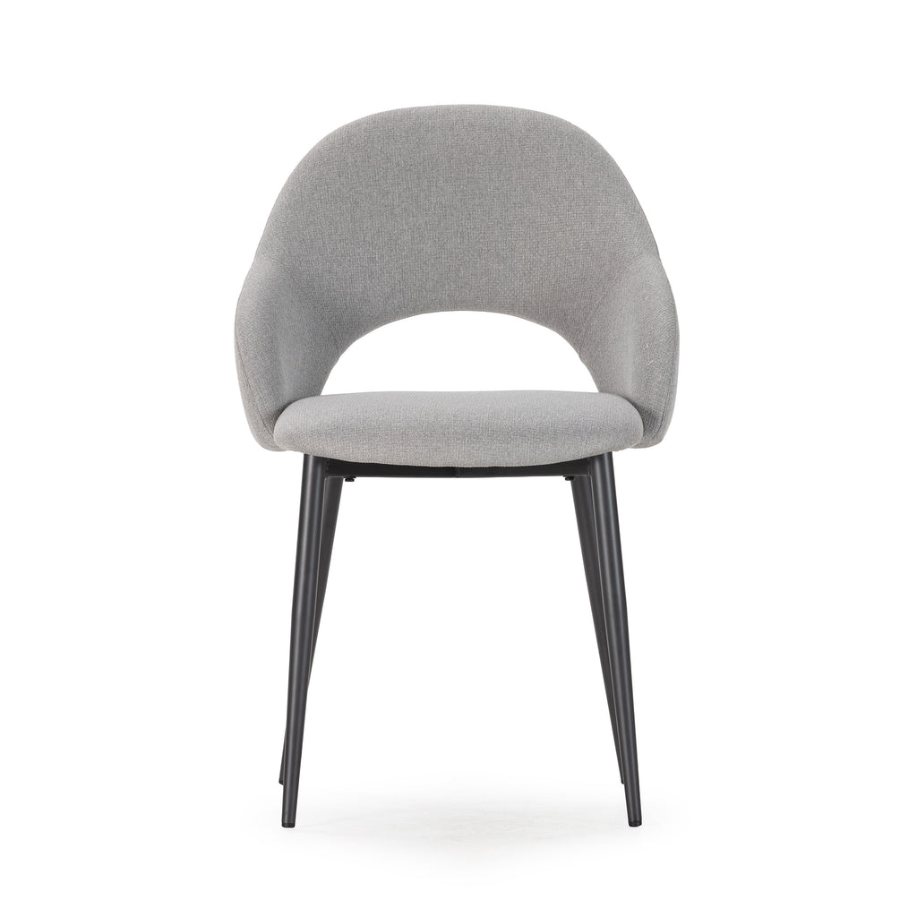 Pack 2 Sillas Lia - Gris Claro / Pata Gris
