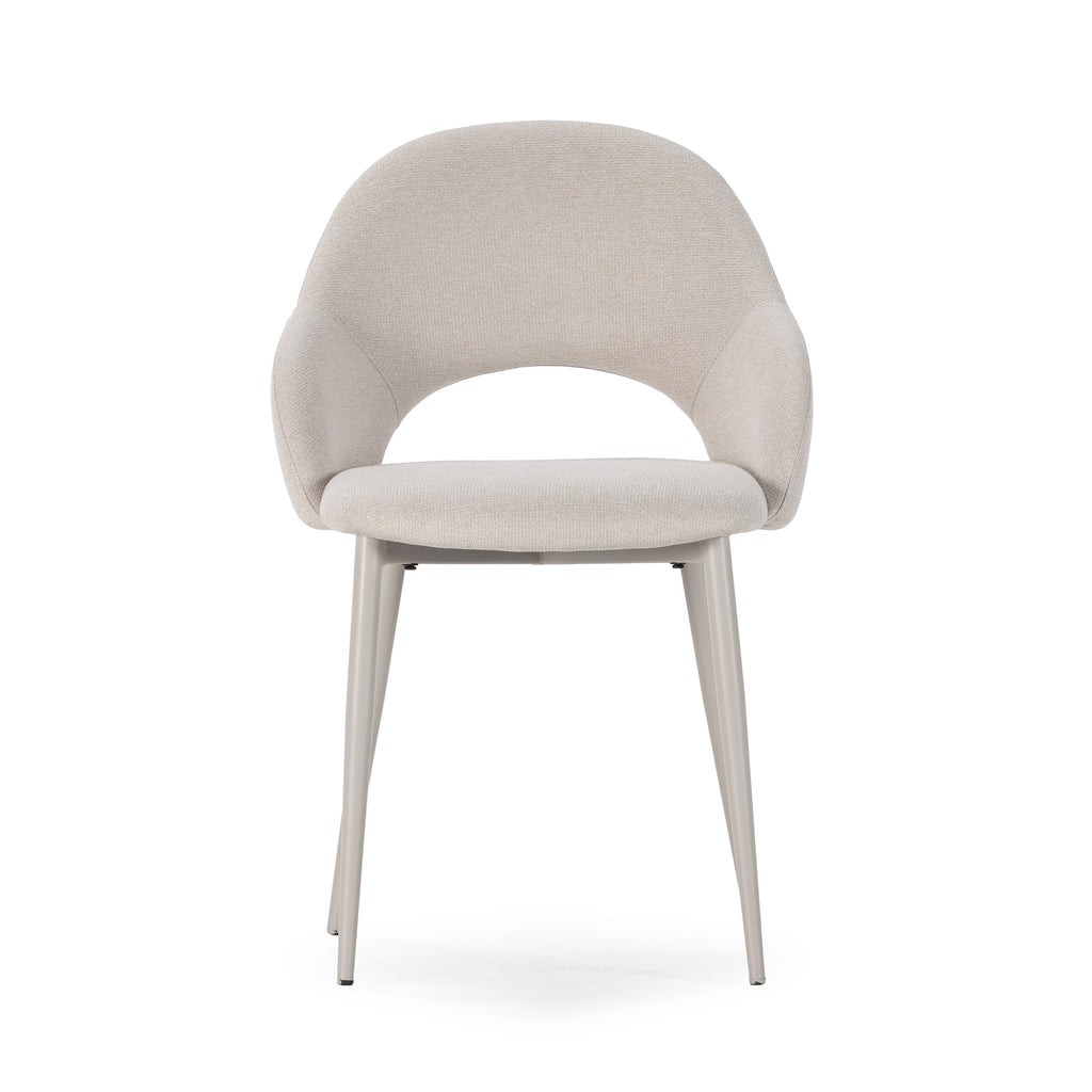 Pack 2 Sillas Lia - Beige / Pata Crema