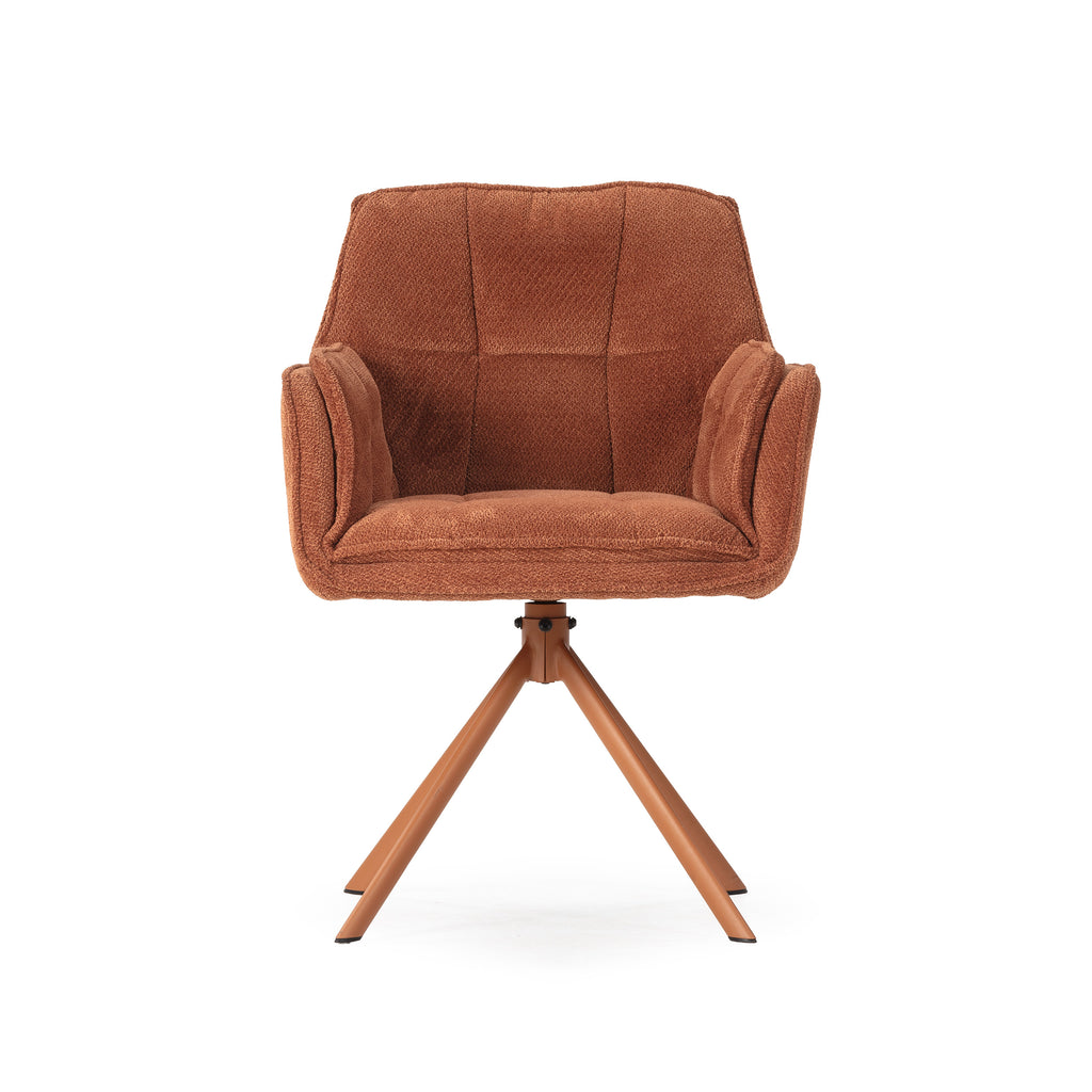 Pack 2 Sillones Giratorios Keiko - Terracota