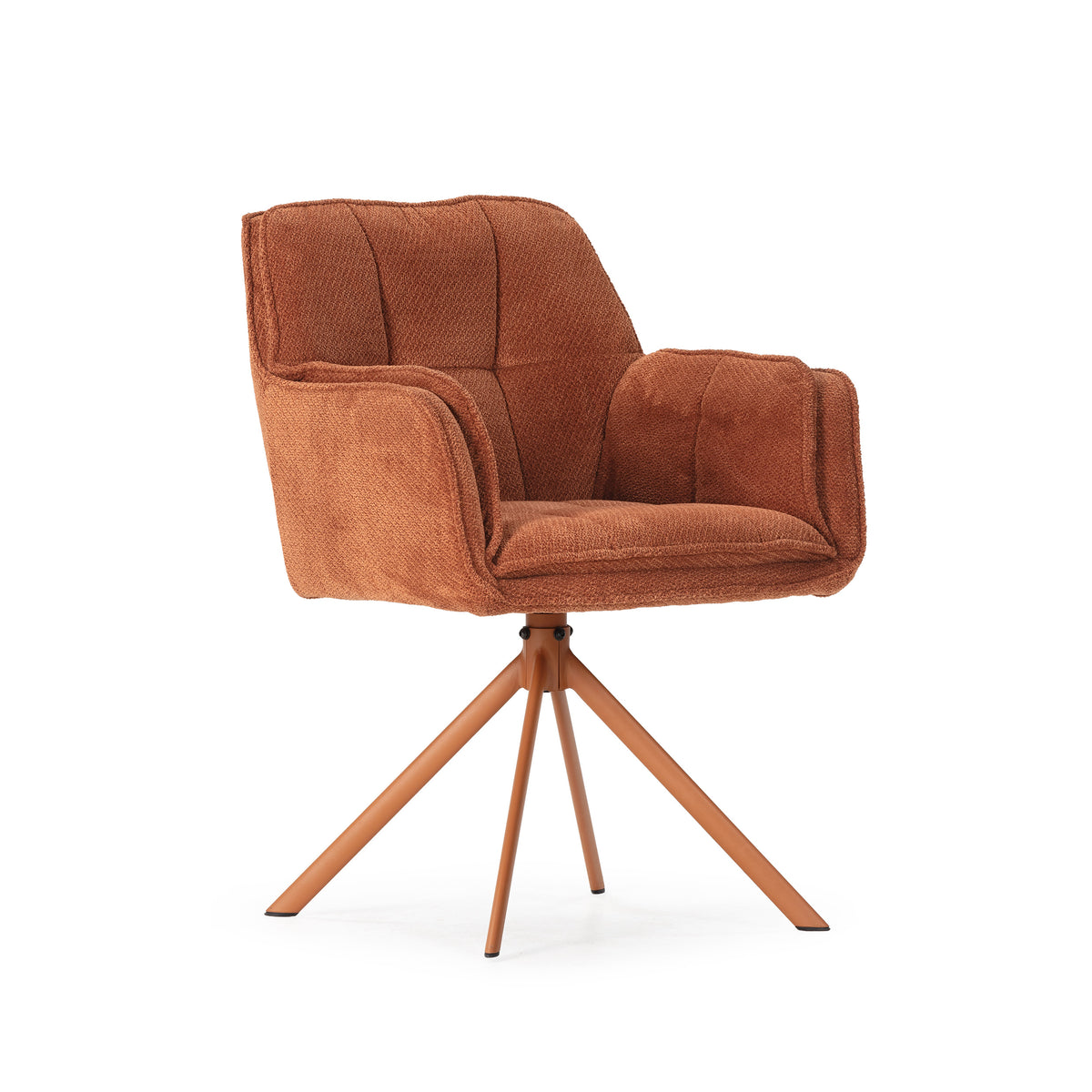 Pack 2 Sillones Giratorios Keiko - Terracota