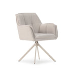 Pack 2 Sillones Giratorios Keiko - Beige / Pata Crema