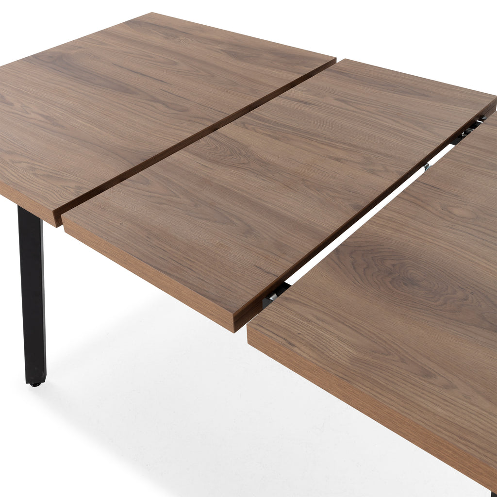 Mesa de Comedor Extensible Blau 138/178 cm - Roble / Pata Metal