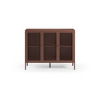 Aparador Fayna 120 cm 3 Puertas - Burdeos