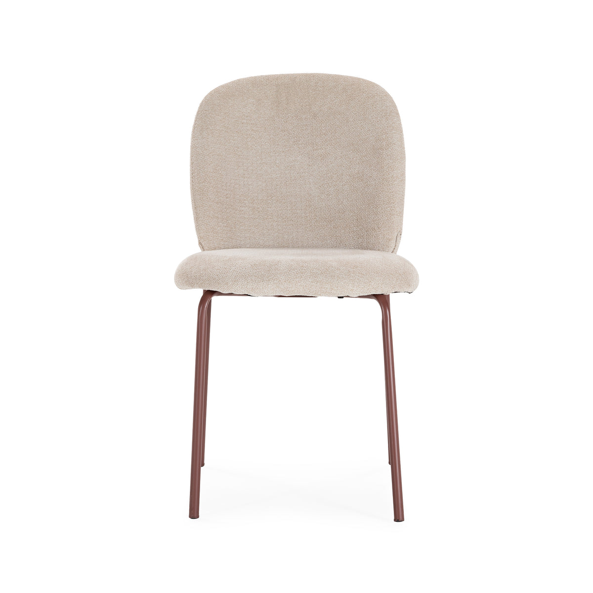 Pack 4 Sillas Daia - Beige / Patas Terracota