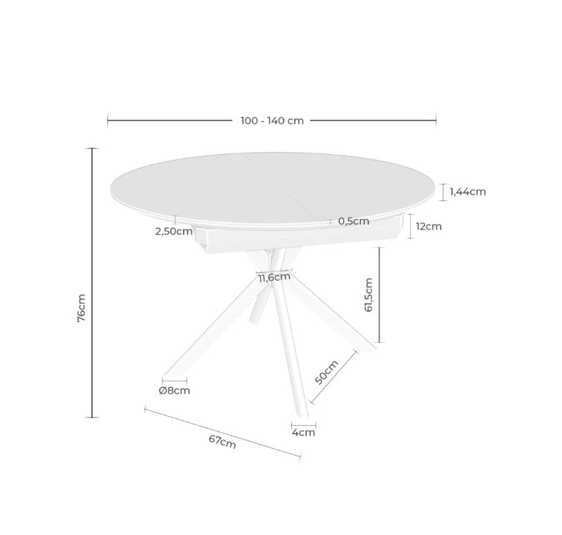 MESA EXTENSIBLE SUVI