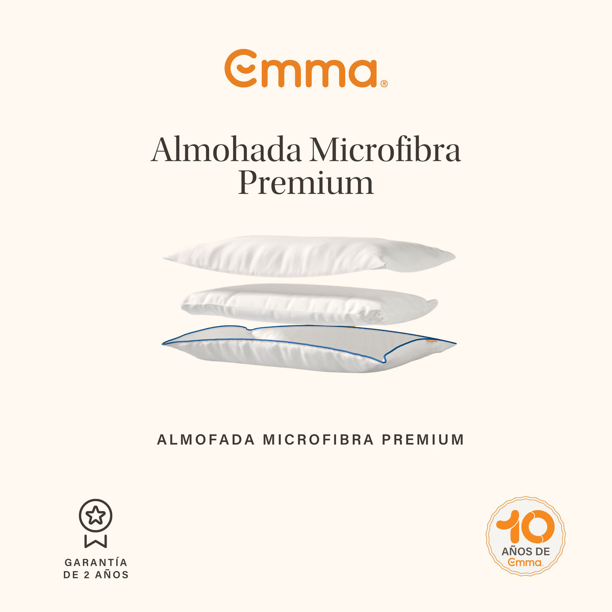 Almohada Emma Original Confort - capas