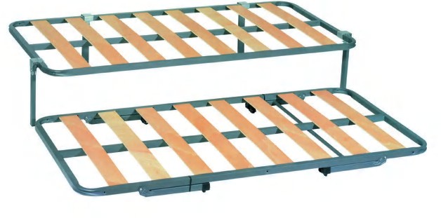 Cama nido Irurtzun con somier de arrastre y patas incluidas