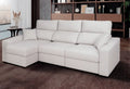 Chaise longue Ribaforada reversible con asientos deslizantes y arcón