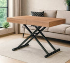 Mesa de centro elevable y extensible Gallipienzo, convertible en comedor