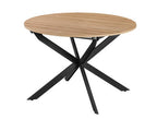Mesa de comedor extensible Lapoblación redonda roble Amazonia