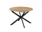 Mesa de comedor extensible Lapoblación redonda roble Amazonia