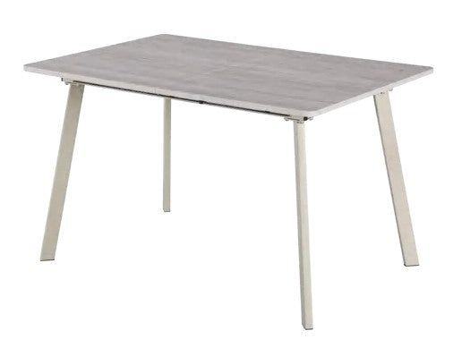 Mesa de comedor extensible Olóriz efecto piedra beige