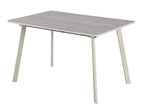 Mesa de comedor extensible Olóriz efecto piedra beige
