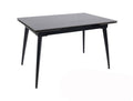 Mesa de comedor extensible Monteagudo cerámica efecto piedra gris