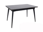 Mesa de comedor extensible Monteagudo cerámica efecto piedra gris