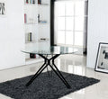 Mesa de comedor Murchante redonda de cristal templado Ø110 cm