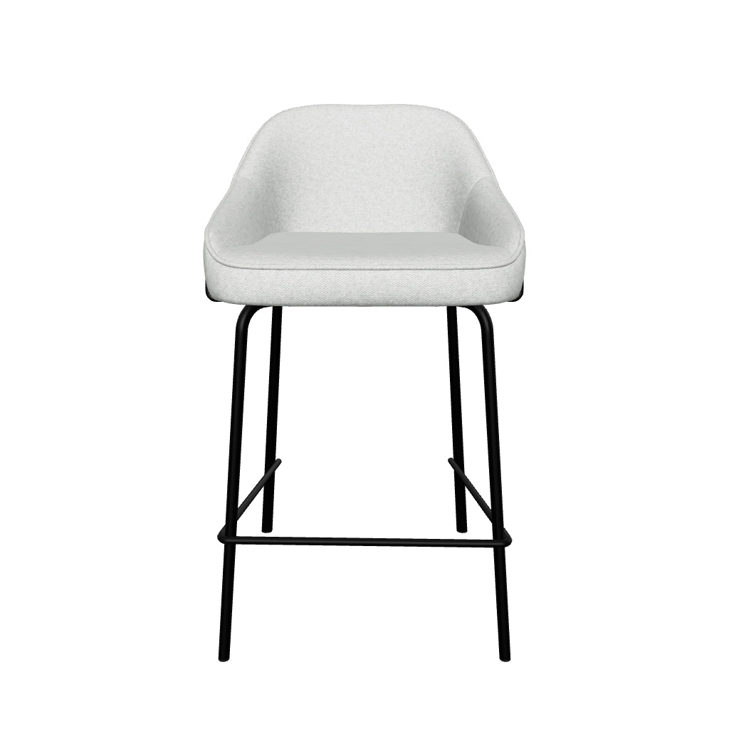 Taburete Arny 3D - Gris Claro