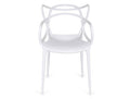 Silla apilable Valtierra de polipropileno - Blanco
