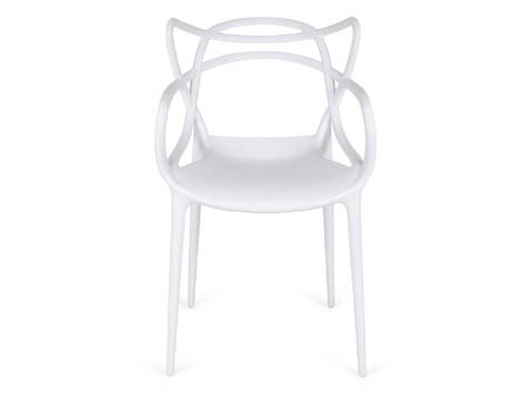 Silla apilable Valtierra de polipropileno - Blanco