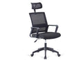 Silla de oficina Ansoáin ergonómica con reposacabezas