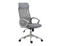Silla de oficina Olaz ergonómica, respaldo alto y basculante - Gris