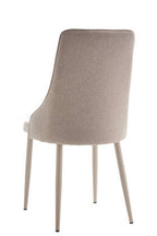 Silla tapizada Izaba en tela Barrel easy clean con ribete