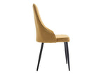 Silla tapizada Izaba en tela Barrel easy clean con ribete