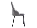 Silla tapizada Izaba en tela Barrel easy clean con ribete