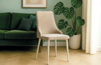 Silla tapizada Izaba en tela Barrel easy clean con ribete