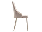 Silla tapizada Izaba en tela Barrel easy clean con ribete