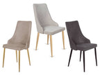 Silla tapizada Izaba en tela Lido easy clean con ribete