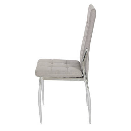 Silla tapizada Sada capitoné, pack de 6