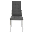 Silla tapizada Sada capitoné, pack de 6