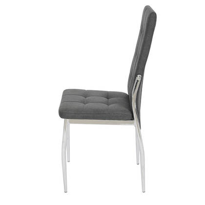 Silla tapizada Sada capitoné, pack de 6