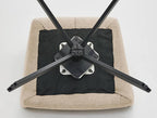 Sillón giratorio Garínoain 360º en tela easy clean