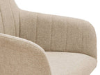 Sillón giratorio Garínoain 360º en tela easy clean