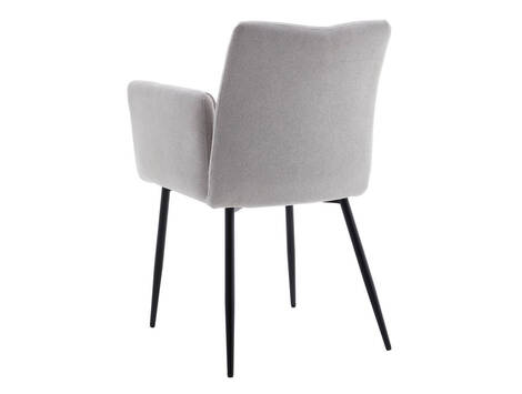 Sillón de comedor Unzué en tela repelente al agua