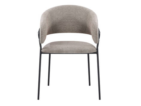 Sillón de comedor Urroz en tela repelente al agua