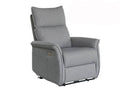 Sillón relax eléctrico Riezu con puerto USB, tela fácil limpieza