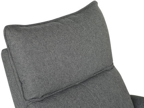 Sillón relax eléctrico Riezu con puerto USB, tela fácil limpieza